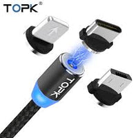 TOPK 3.3 FT Led Magnetic Charging Cable for 8-Pin